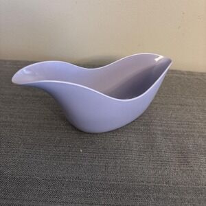 MCM Vintage MELMAC ROYALON Corsage Purple‎ 9" Gravy Boat 322 Made In USA